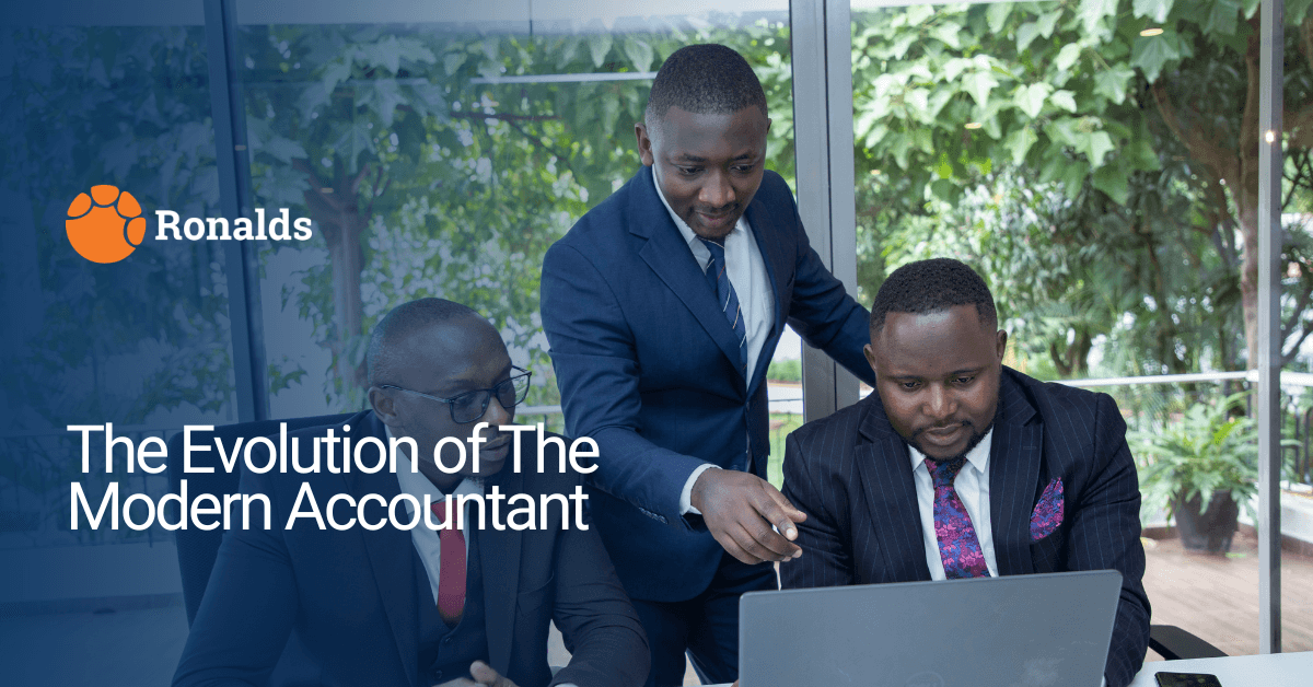 The evolution of the modern accountant.