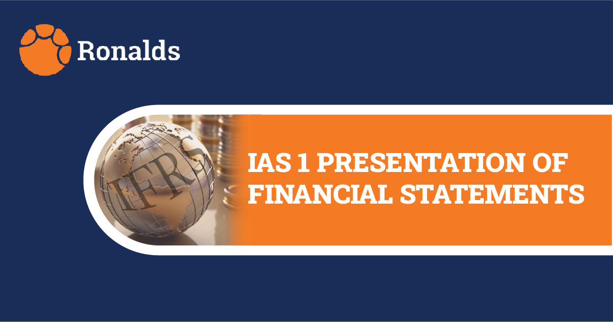 IAS 1 PRESENTATION OF FINANCIAL STATEMENTS