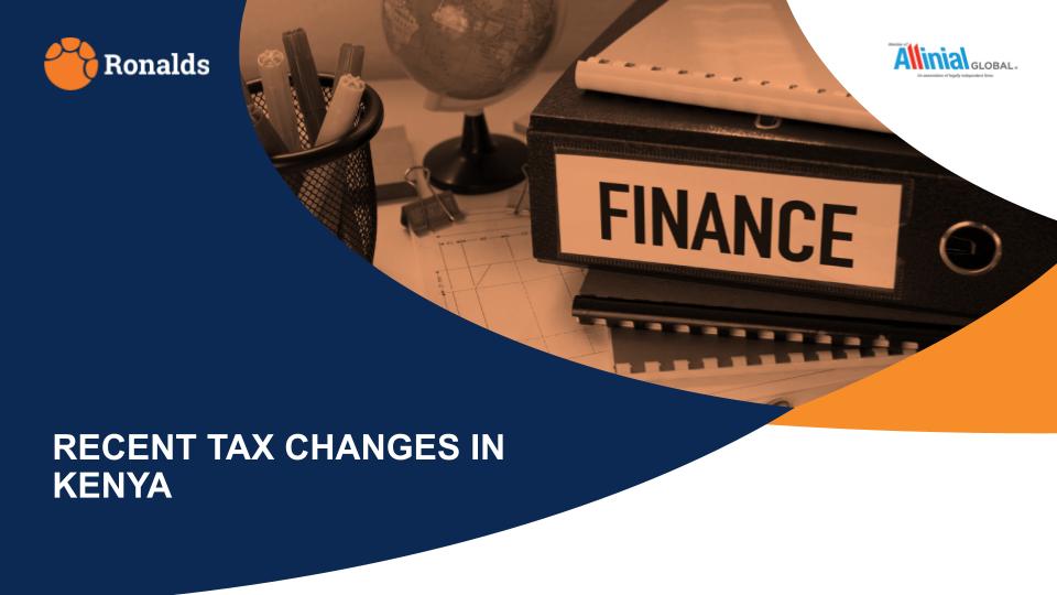 Kenya Tax Changes 2025